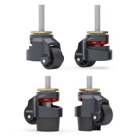 Комплект поворотных роликов для шкафов NX EL/IT, DANNMAN 4071100