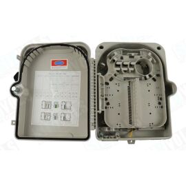 Муфта-кросс FODB-2/24A, IP65, 24 сварок, 2 резиновых ввода, съемный крепеж под ленту, SIBVOLS B-136