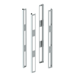 Профиль вертикальный 19", 33U, для шкафов NX EL/IT, уп.4шт, DANNMAN 7331680