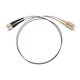 Шнур оптический FC/PC-SC/PC, MM 62/125, 1м, Simplex, серый, ССД 130201-03107