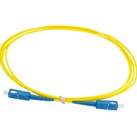 Шнур оптический FC/UPC-SC/UPC, SM, 2м, Simplex, желтый, ССД 130202-00018