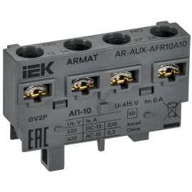 Контакт аварийный поперечный АП-10, GV2P, IEK AR-AUX-AFR10A10