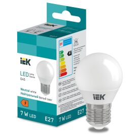 LED Globe G45 600lm 4000K E27 IEK