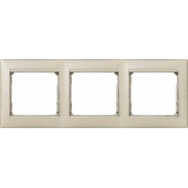 VALENA DIY Рамка 3-местная жемчужный