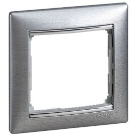 VALENA DIY Рамка 1местная алюминий матовый
