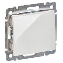 VALENA DIY Переключатель 1-клавишный схема 6 10АХ безвинтовые зажимы белый
