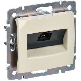 VALENA DIY Розетка компьютерная RJ45 категория 5Е UTP с захватами слоновая кость