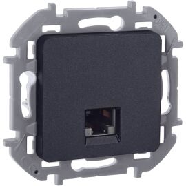 INSPIRIA Розетка компьютерная RJ45 категория 6 UTP антрацит