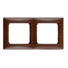 VALENA DIY Рамка 2-местная дерево тонированное