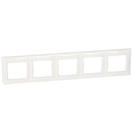 VALENA DIY Рамка 5-местная белый