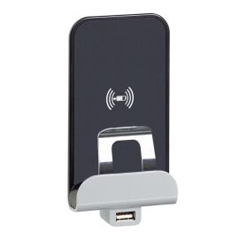 ETIKA Беспроводное зарядное устройство Qi 5В с USB A 5В слоновая кость