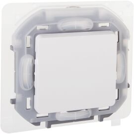 INSPIRIA Переключатель 1-клавишный схема 6 10АХ IP44 безвинтовые зажимы белый