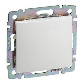 VALENA DIY Выключатель 1-клавишный самовозвартный схема 1P 10А безвинтовые зажимы белый