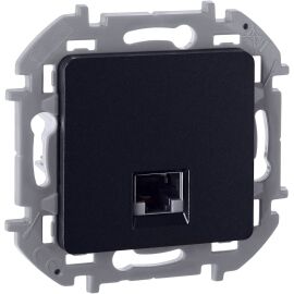 INSPIRIA Розетка компьютерная RJ45 категория 5Е UTP антрацит