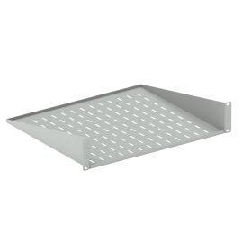 Полка угловая 19", 1U, 485х400мм, серая, DANNMAN 4051407