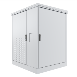 Шкаф климатический напольный 19'', 18U, 1040х1045х630мм, серый, DANNMAN OFS318U6DSS3000GY