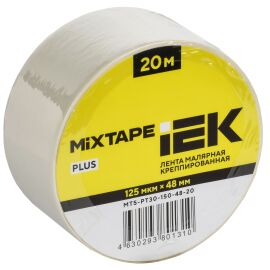 MIXTAPE PLUS Лента малярная креппированная 125мкм 48ммх20м IEK