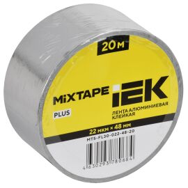 MIXTAPE PLUS Лента алюминиевая клейкая 22мкм 48ммх20м IEK