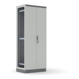 Шкаф напольный NX EL, 1800x800x400мм, дверь металлическая распашная, серый, DANNMAN 5188447