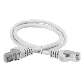 Патч-корд 4 пары, 2хRJ45, 2м, Кат.6A, S/FTP, серый, LSZH, ITK PC01-C6ASL-2M