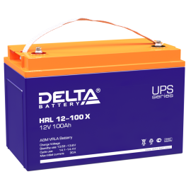 Батарея аккумуляторная HRL 12-100 X, (12В, 100Ач), DELTA 4614010610001