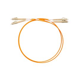Шнур оптический LC/PC-LC/PC, MM 50/125, 1м, Duplex, оранжевый, ССД 130201-03224
