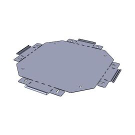 Ответвитель крест. 50x50 мм (плоский) EKF                                                           
