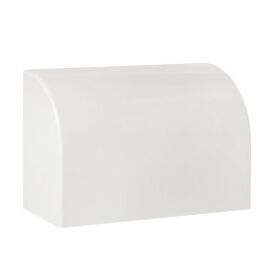 Заглушка 100х40мм, белая, уп.2шт, EKF ecw-100-40x2