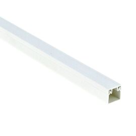 Кабель-канал 12х12мм, белый, уп.120м, EKF kk-12-12