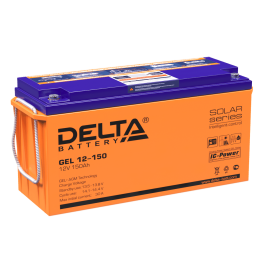 Батарея аккумуляторная GEL 12-150, (12В, 150Ач), DELTA 4614010140003