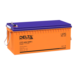 Батарея аккумуляторная DTM 12200 L, (12В, 200Ач), DELTA 4614010640005