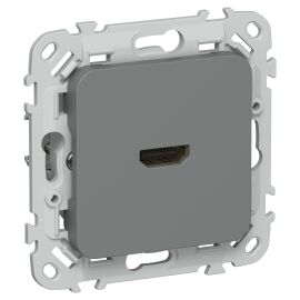 FLITE Розетка HDMI РШДМА-ФлМА мокрый асфальт IEK