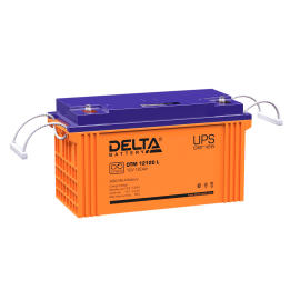 Батарея аккумуляторная DTM 12120 L, (12В, 120Ач), DELTA 4614010640001