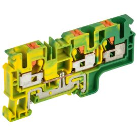 Клемма пружинная CP-MC-PEN, Push-in, земля, 3 вывода, 10мм2, IEK YCT22-03-3-K52-010