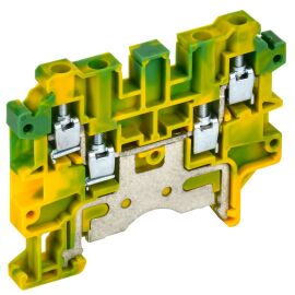 Клемма винтовая CTS-MC-PEN, земля, 4 вывода, 4мм2, IEK YCT12-03-4-K52-004