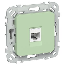 FLITE Розетка компьютерная RJ45 категория 5Е UTP РК5е-1-0-ФлФ фисташковый IEK