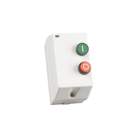 Контактор КМИ10960 9А в оболочке Ue=220В/АС3 IP54, IEK KKM16-009-220-00