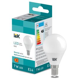 LED Globe G45 600lm 4000K E14 IEK