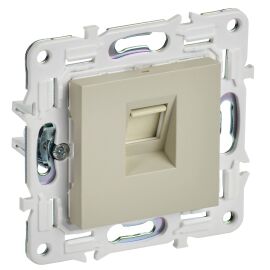 SKANDY Розетка компьютерная RJ45 кат.6 SK-K02B бежевый IEK