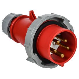 Вилка переносная с ф/и ССИ-0152ф, 16А-6ч, 380В, 3P+PE+N, IP67, IEK PSR02-016-5-6-67