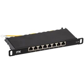 ITK 0,5U патч-панель кат.6A STP 8 портов 10" (Dual IDC)