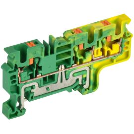 Клемма пружинная CP-MC-PEN, Push-in, земля, 3 вывода, 4мм2, IEK YCT22-03-3-K52-004