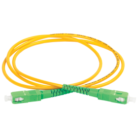 Шнур оптический SC/APC-SC/APC, SM 9/125, 20м, Simplex OS2, желтый, ITK FPC09-SCA-SCA-C1L-20M