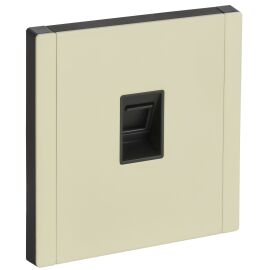 FORTE&PIANO Розетка компьютерная RJ45 кат.5E FP832M металл серый сланец IEK