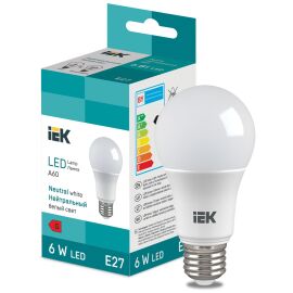 LED Bulb A60 510lm 4000K E27 IEK
