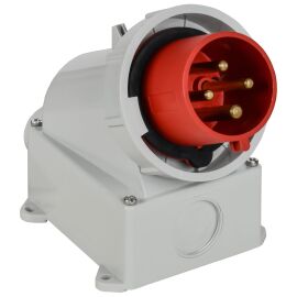 Вилка стационарная ССИ-5242, 32А-6ч/380В, 3P+PE, IP67, IEK PSR52-032-4-0-67