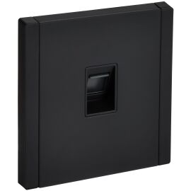 FORTE&PIANO Розетка компьютерная RJ45 кат.6 FP131M металл черный IEK
