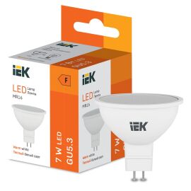 LED MR16 570lm 3000K GU5 IEK