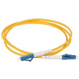 Шнур оптический LC/UPC-LC/UPC, SM 9/125, 10м, Simplex OS2, желтый, ITK FPC09-LCU-LCU-C1L-10M