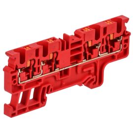 Клемма пружинная CP-MC, Push In, 4 вывода, 4мм2, красная, IEK AF-CT22-00-4-K04-004
